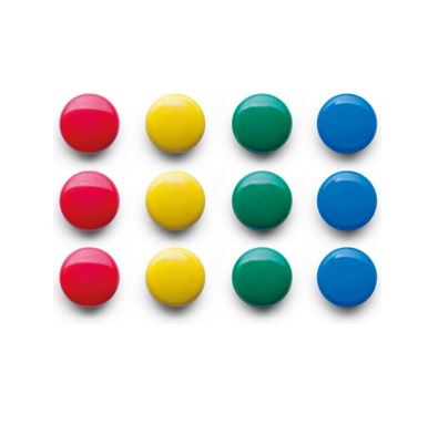 MAGNEET 2CM ASS.COLOR PK12 AST-003
